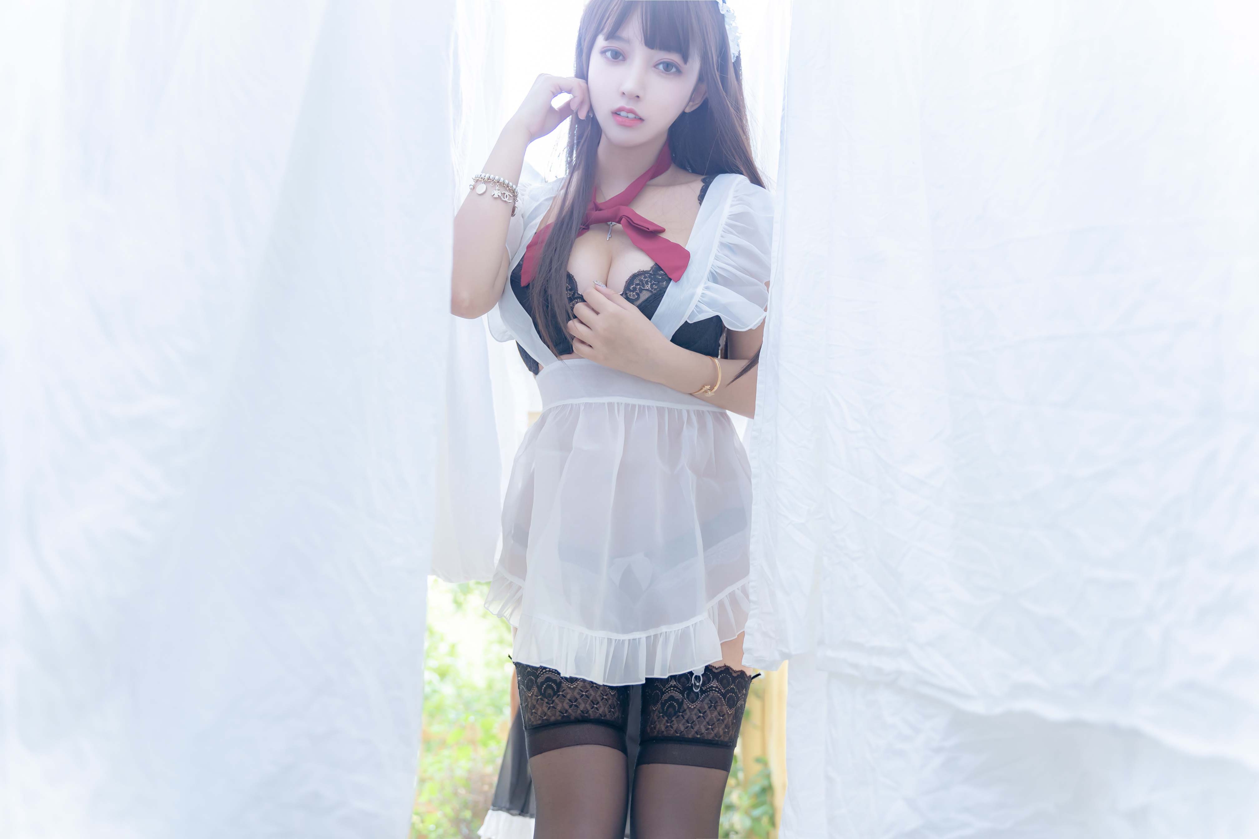 [过期米线线喵]NO.066女仆透插图8